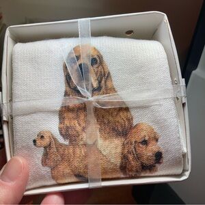 🥳HP🎉Cocker Spaniel Dog Crew Socks NWT Gift Box Adult 9-11 Breed Lover Cotton